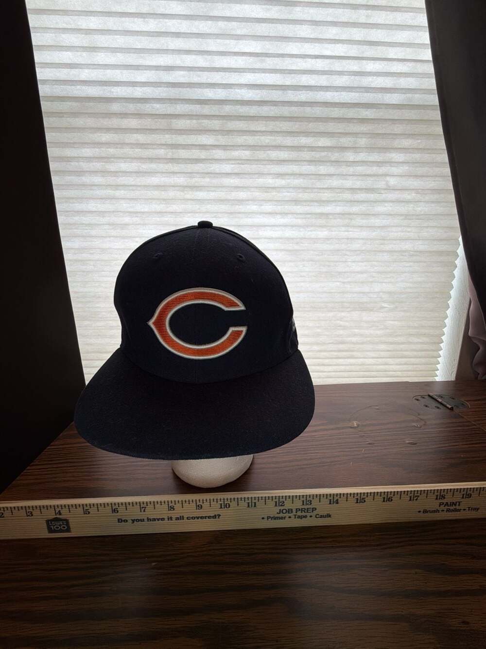 Chicago Bears NFL New Era 59FIFTY Fitted Hat C Logo Navy 7 1/4